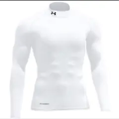 ラスト1 アンダーアーマー XL ホワイト アンダーシャツ 長袖 インナー