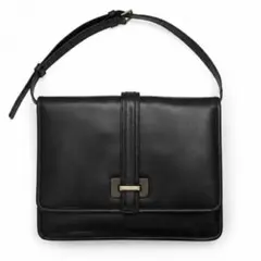 Loewe Dark Brown Leather Messenger Bag