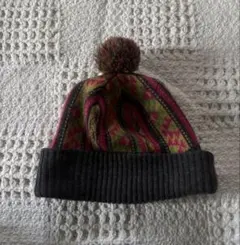 ca4la knit cap 総柄