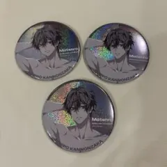 ヒプノシスマイク LIVE ANIMA ホログラム缶バッジ 観音坂独歩 3点