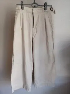 UNIVERSAL OVERALL ベージュ ワイドパンツ Mサイズ