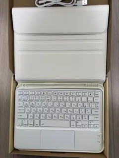 ホワイト ワイヤレスキーボード iPad 11/10世代