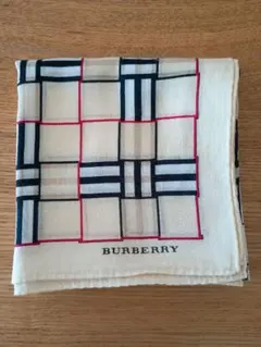 BURBERRY チェック柄 バンダナ、大判ハンカチ　スカーフ