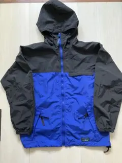 80s USA製エルエルビーン　ナイロンマウンテンパーカーブルーMサイズ男女兼用のサムネイル
