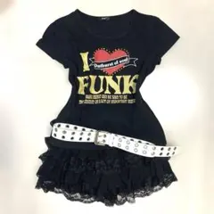 y2k 00s 平成ギャル　グランジ　ピチT ピタT ラメ英文字archiveのサムネイル