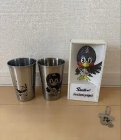 つば九郎　燕市コラボ　ヤクルトスワローズ　タンブラー　ペーパークラフトのサムネイル