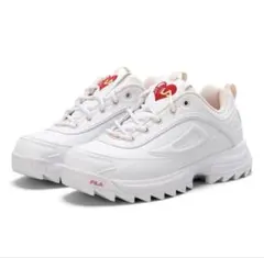 【ほぼ新品】FILA 厚底スニーカー　24.0cm