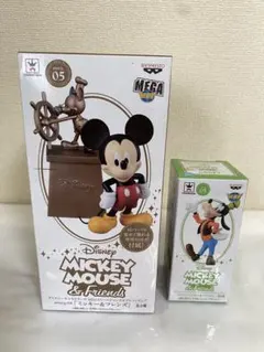 ディズニーMEGAワールドコレクタブルフィギュア　ミッキー&フレンズ　2点セット