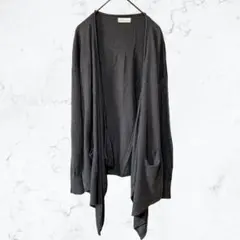 13552 アースミュージック＆エコロジー トッパー カーディガン F グレー