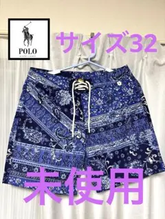新品タグ付☆ポロラルフローレン 水陸両用 スイムショーツ 迷彩 S(M-L