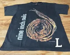 ナイインチネイルズNine Inch Nails Tシャツ ペンキ後黒フェード