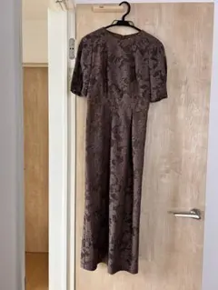 エ*ル様 Jolie et Jolie スタンドカラー刺繍レースオールインワンパ
