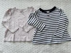 petit main 長袖ロンT 2点セット 100cm