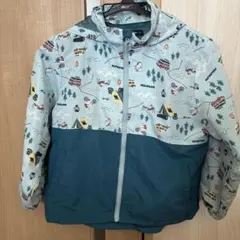 ムージョンジョン　130 メッシュジャンパー　キャンプ柄