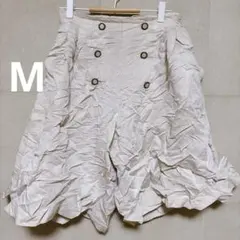 EMKA 海軍風 雙排扣 闊腿褲【M】裙褲