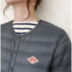 DANTON ライトダウンジャケット グレー 34