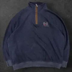 90s CHAPS RALPH LAUREN ハーフジップ スウェット