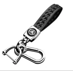 2個セットメルセデス・ベンツ キーホルダー おしゃれ pu革 レザー1