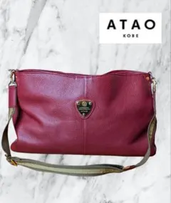 ATAO アタオ トートバッグ エナメルレザー レッド 保存袋付き 新品未使用 2025年最新】ATAO レディース トートバッグの人気アイテム - メルカリ