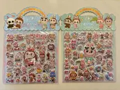 大人気♡ラブブ♡プクプクシール♡２種セット