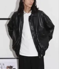 NANO universe、ナノユニバース、レザーブルゾン男女兼用