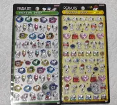 6.PEANUTS BONBON DROP スヌーピーシール2枚セット