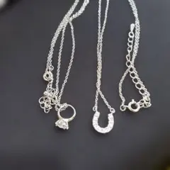 agete クロス ホースシュー ネックレス セット 美品 - メルカリ