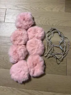 新品未使用品　ファーヘアゴム　ブレスレット　つけ袖　ヘアゴム　まとめ売り