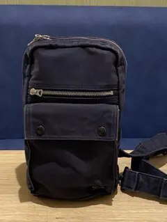 ポーター　スモーキー　スリングショルダーバッグ　ネイビー　吉田カバン　斜めがけ