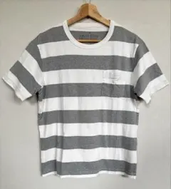 無印良品 ボーダーTシャツ Mサイズ 太ボーダーのサムネイル