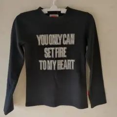 YOU ONLY CAN SET FIRE TO MY HEART 長袖Tシャツ
