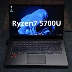 【GWセール】MSI ノートパソコン Ryzen7 5700U搭載のサムネイル