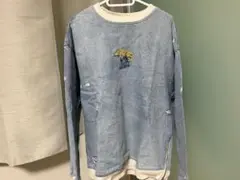 ZARA デニムスウェット トレーナー