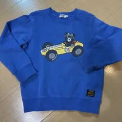 mikihouse DOUBLE.B クマのレーサー トレーナー 110
