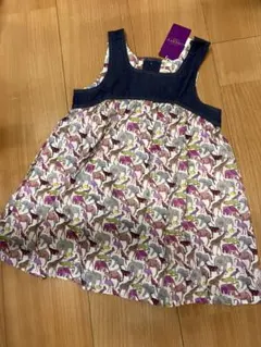 LIBERTY 動物柄 ワンピース 90cm