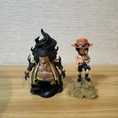 ワンピースフィギュア　ワーコレ　ログストーリーズ　エースVS黒ひげ