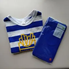 apres les cours半袖Tシャツ、UNIQLOレギンスセット 100