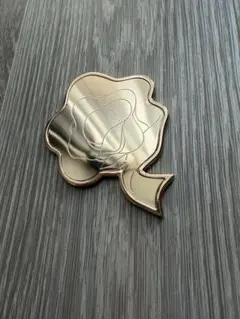 ミキモト フラワーモチーフ　ハンドミラー 鏡 ピンクゴールド