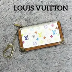 リ*ン様 LOUIS VUITTON ミラー＆ミラーケース ホワイト・マルチカラ