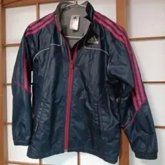 adidas ジャケット 140 ネイビー/ピンク