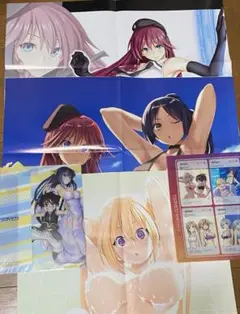 トリニティセブン　雑誌付録セット　ポスター　他