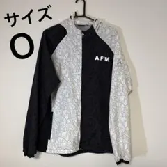 【大幅値下げ】A.F.M. 幾何学模様 ナイロンジャケット【サイズＯ】