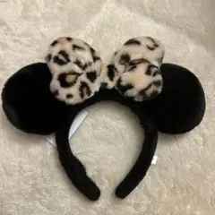 ヒョウ柄　ミニー　カチューシャ