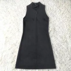 SPORTMAX　マックスマーラ　ワンピース　黒　イタリア製　スリットネックのサムネイル