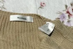 即発送 マイストラーダ ニット Vネック 長袖トップス 万能ニット 無地トップス