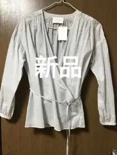 ［新品] BPQC カシュクールブラウス　☆タグ付き