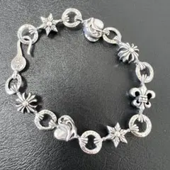 S925刻印マルチモチーフ ブレスレットメキシカンジュエリー