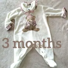 【美品】3 mo. 起毛ロンパースのサムネイル