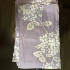 薄紫色 花柄 浴衣単品