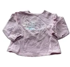 キムラタン　クーラクール　長袖Tシャツ　ピンク系　90㎝